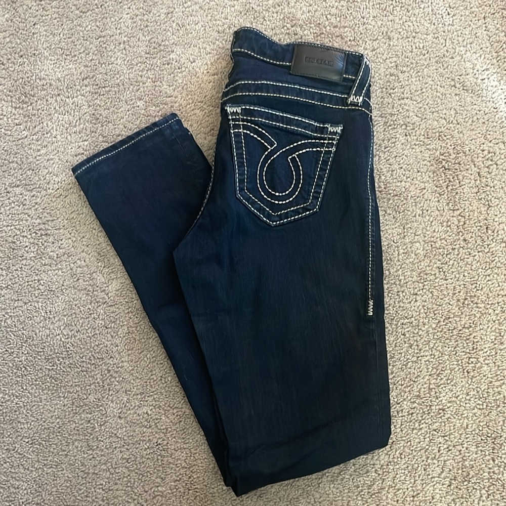 Big Star Maddie Skinny Size 28R dark blue
